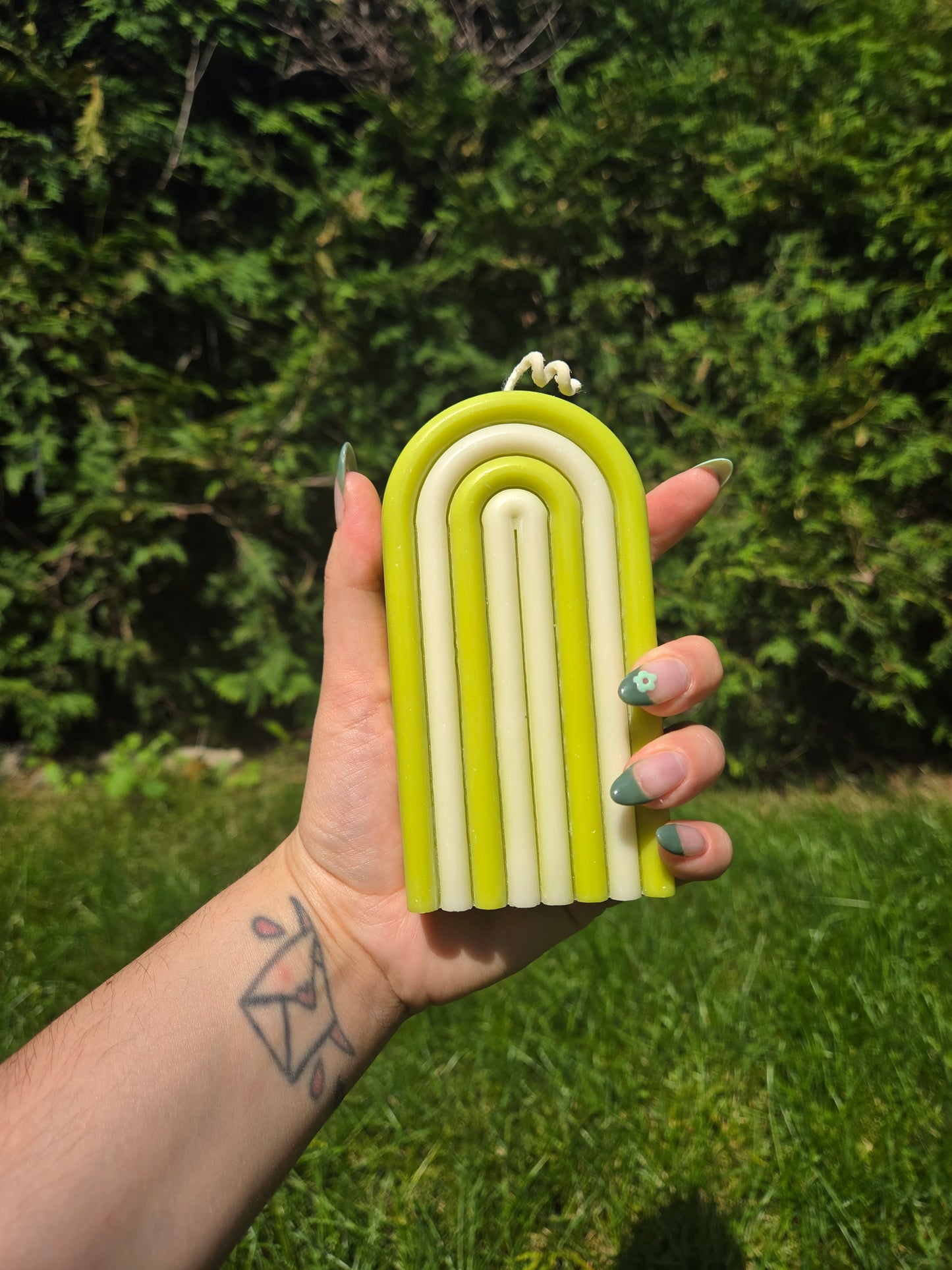 Bougie Arche décorative parfumée pour décor Scandinave, Boho
