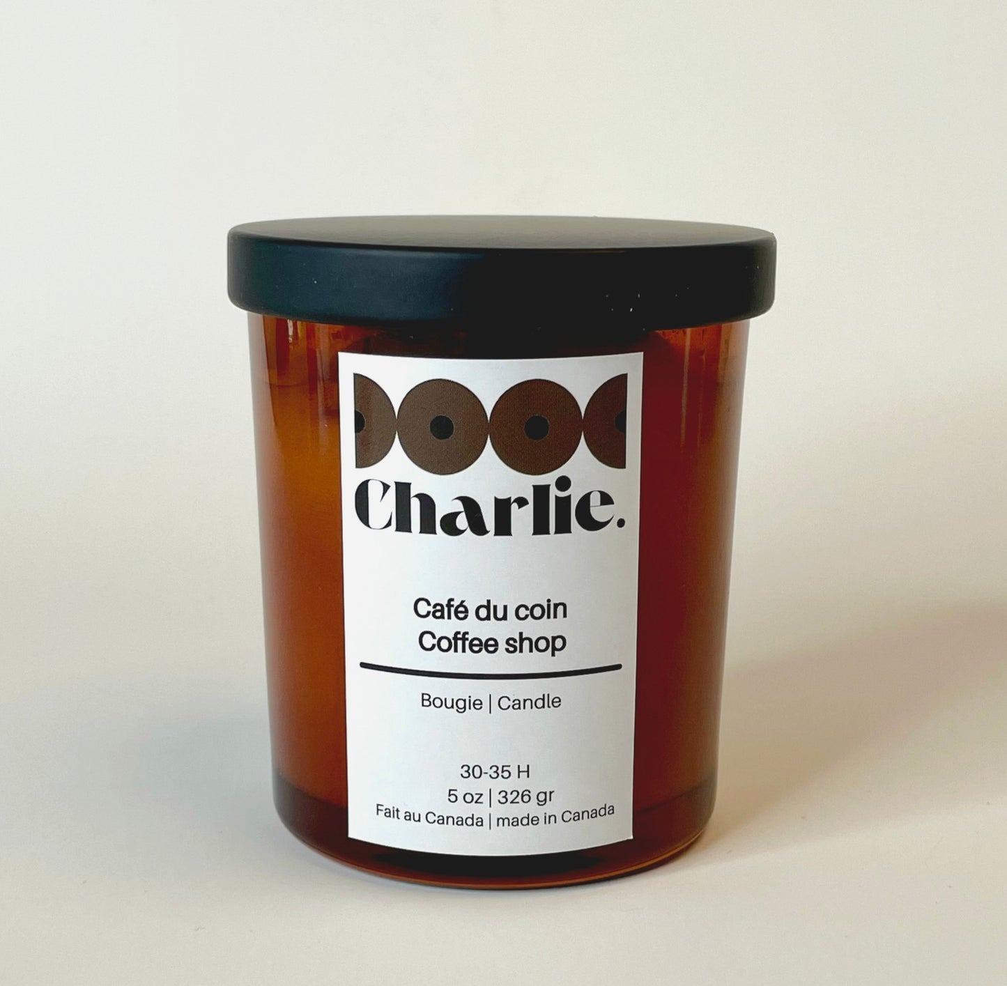 Bougie café du coin 5 onces faite de cire de soja biologique